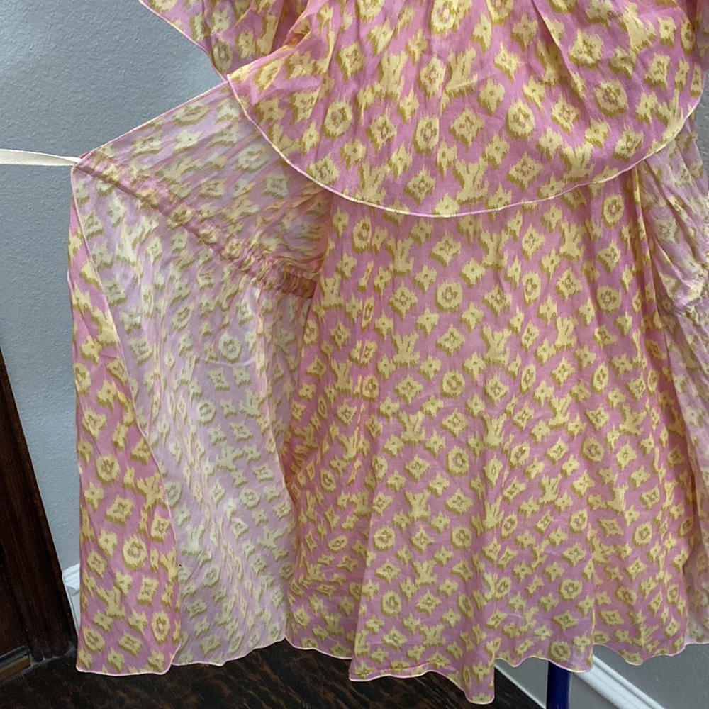 Louis Vuitton LV Monogram Ruffle Layered Mini Dress - 38 - Picture 8 of 16